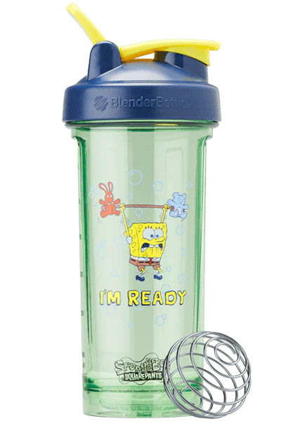BlenderBottle Pro 28oz "I'm Ready" - SpongeBob SquarePants Shaker Cup