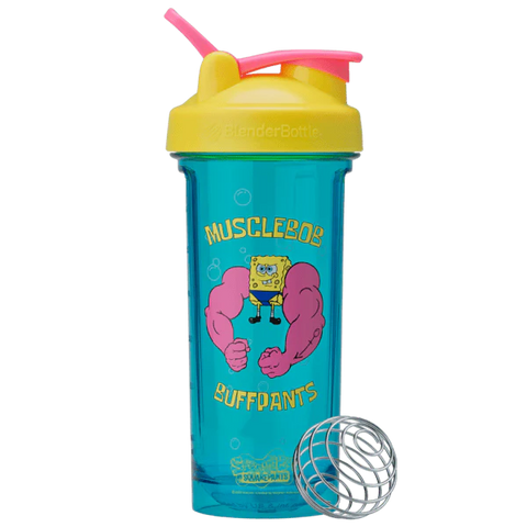 BlenderBottle Pro 28oz "MuscleBob Buffpants" - SpongeBob SquarePants Shaker Cup
