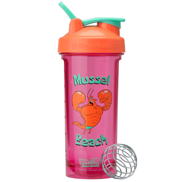 BlenderBottle Pro 28oz "Mussel Beach" - SpongeBob SquarePants Shaker Cup
