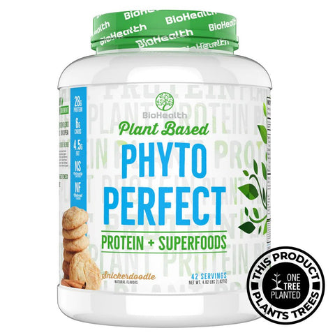 BioHealth Plant Based Phyto Perfect - Protein + Superfoods Powder Snickerdoodle