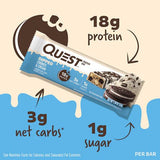 Quest Nutrition Dipped Protein Bar - Cookies & Cream