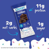 Quest Nutrition Frosted Protein Cookies - Chocolate Cake (Select Size)