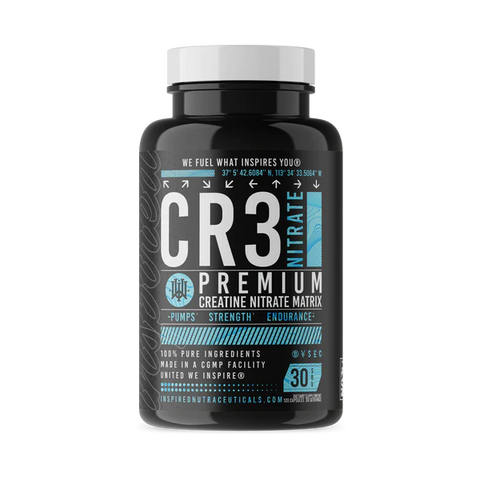 Inspired Nutraceuticals CR3 Creatine Nitrate+ 120 Capsules