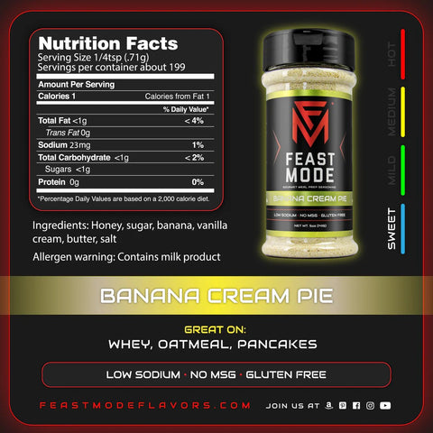 Feast Mode Seasoning - Banana Cream Pie