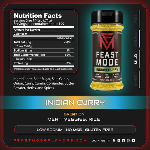 Feast Mode Seasoning - Indian Curry