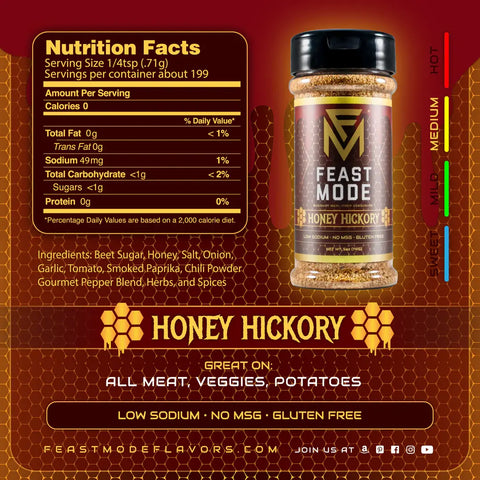 Feast Mode Seasoning - Honey Hickory