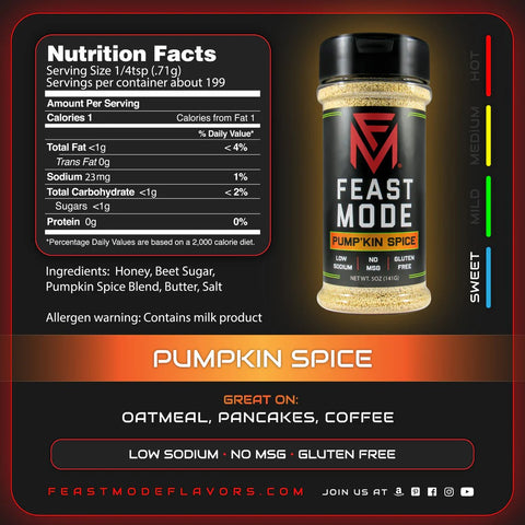 Feast Mode Seasoning - Pumpkin Spice
