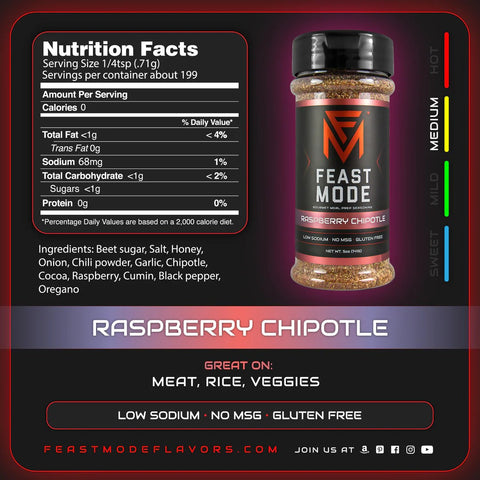Feast Mode Seasoning - Raspberry Chipotle