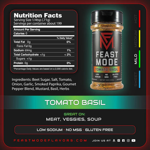 Feast Mode Seasoning - Tomato Basil
