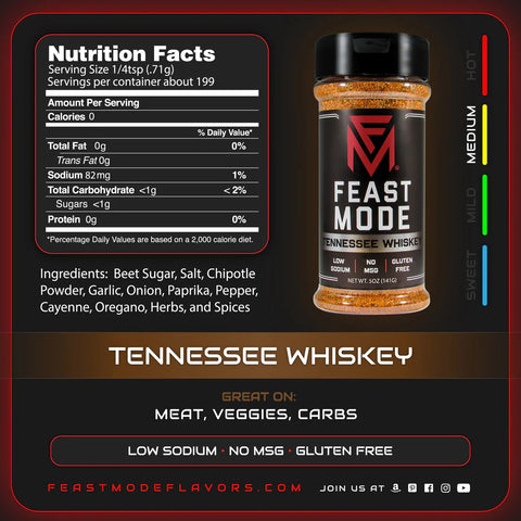 Feast Mode Seasoning - Tennessee Whiskey