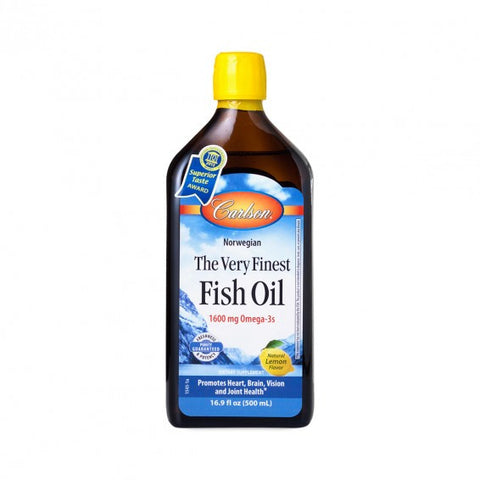 Carlson The Very Finest Fish Oil 500ml/200ml (Select Option)