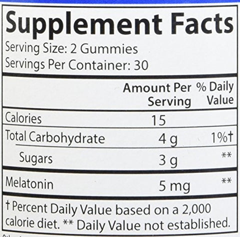 Carlson Labs Melatonin 2.5mg Gummies