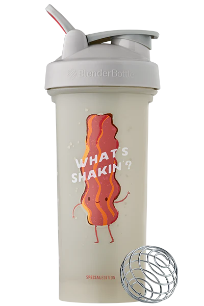 BlenderBottle 28oz "What's Shakin' Bacon" - Foodie Series Shaker cup