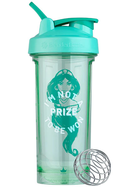 BlenderBottle Pro 28oz "I'm Not a Prize To Be Won" - Jasmine/Aladdin Princess Shaker cup