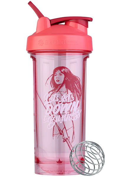 BlenderBottle Pro 28oz "Let's Get Down To Business" - Mulan Princess Shaker cup