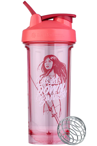 BlenderBottle Pro 28oz "Let's Get Down To Business" - Mulan Princess Shaker cup