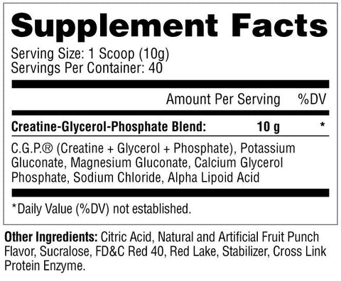 Metabolic Nutrition C.G.P. (Select Flavor)