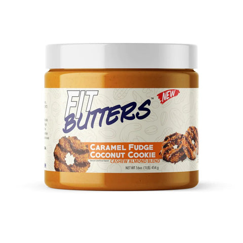 Fit Butters Caramel Fudge Coconut Cookie Cashew Almond Butter