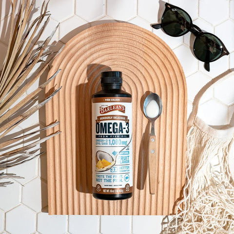 Barlean's Seriously Delicious Omega-3 Fish Oil Piña Colada 16oz.