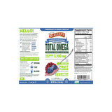 Barlean's Seriously Delicious Plant Based Total Omega Pomegranate Blueberry Smoothie (8oz-16oz)