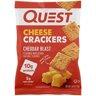 Quest Nutrition Protein Cheese Crackers - Cheddar Blast