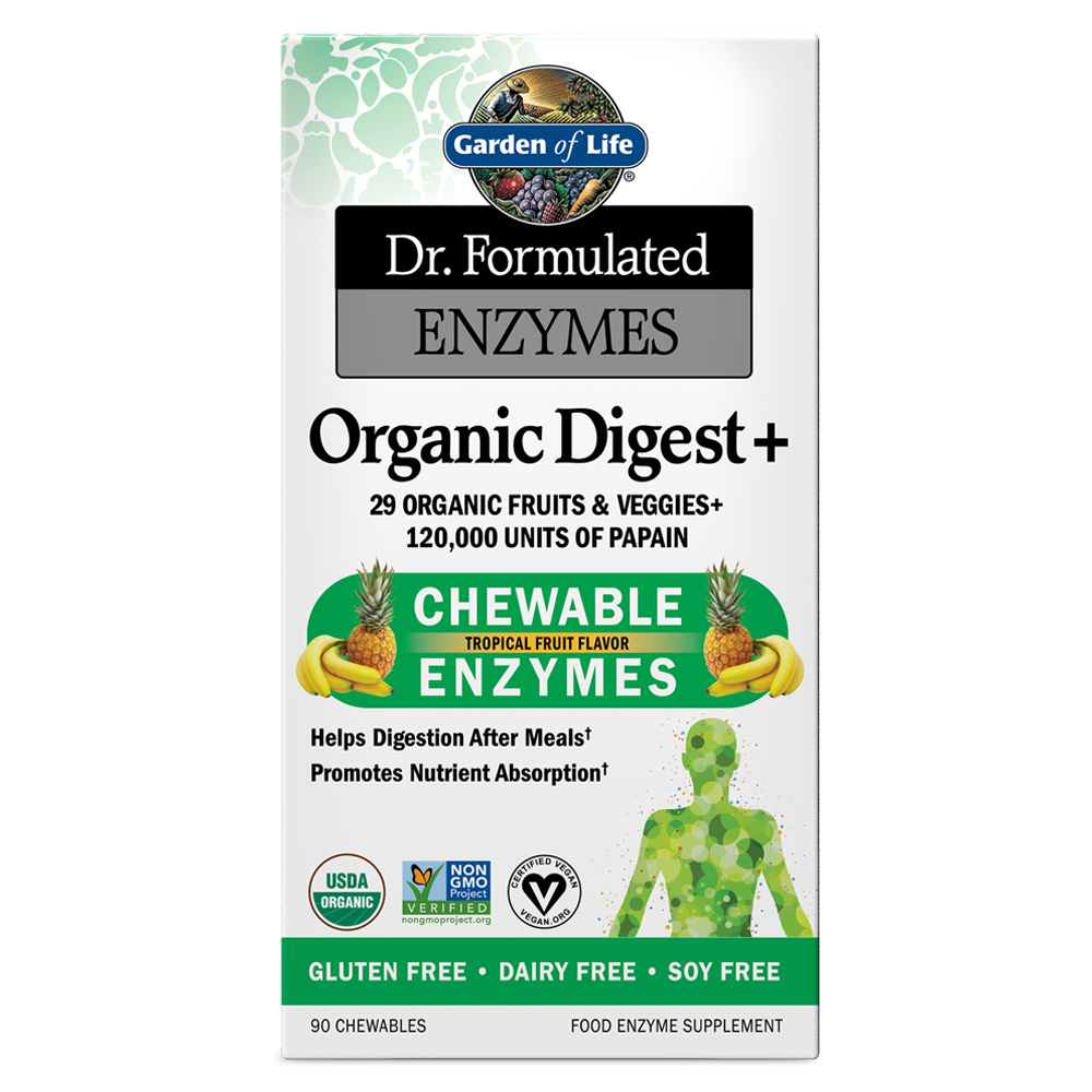 Dr. Formulated Enzymes Organic Digest+ Chewables