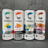 Celsius 4-Pack Exclusive Flavor Set - 12oz Cans Sparkling Energy Drinks
