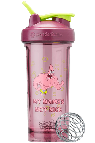 BlenderBottle Pro 28oz "My Name's Not Rick" Patrick Star - SpongeBob SquarePants Shaker Cup