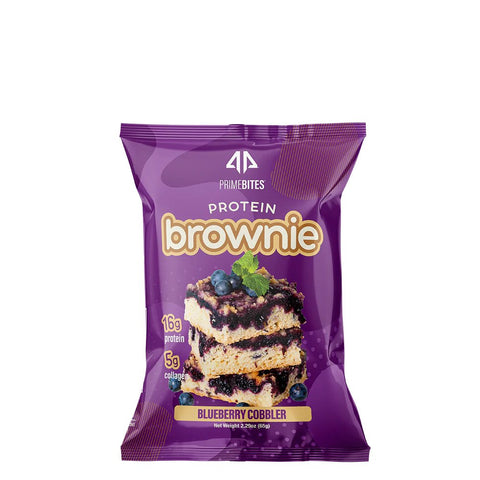 Alpha Prime - Prime Bites Protein Brownie - Blueberry Cobbler (Select Size)