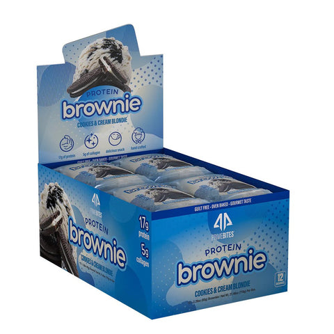 Alpha Prime - Prime Bites Protein Brownie - Cookies & Cream Blondie (Select Size)