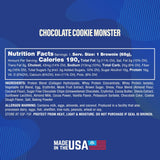 Alpha Prime - Prime Bites Protein Brownie - Chocolate Cookie Monster (Select Size)
