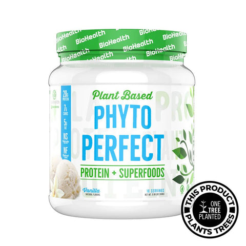 BioHealth Plant Based Phyto Perfect - Protein + Superfoods Powder Vanilla