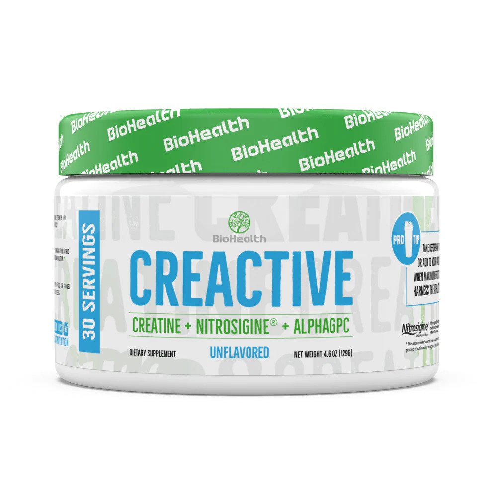 BioHealth Creactive - Creatine HCL (Select Flavor)