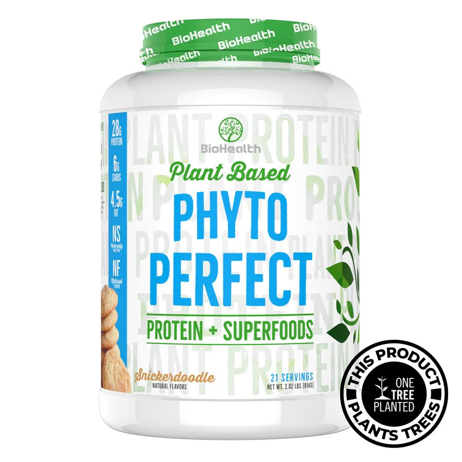 BioHealth Plant Based Phyto Perfect - Protein + Superfoods Powder Snickerdoodle