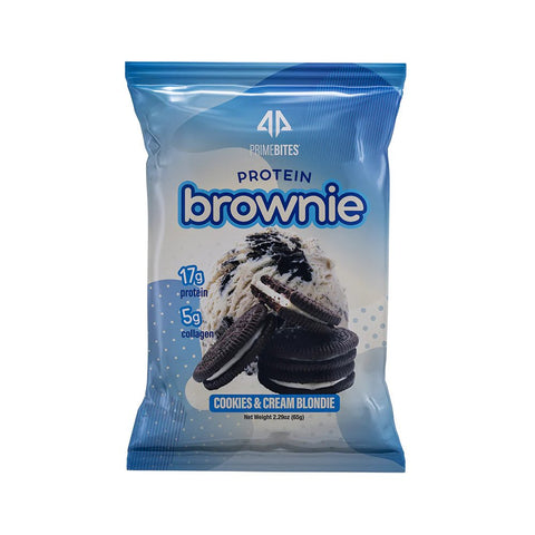 Alpha Prime - Prime Bites Protein Brownie - Cookies & Cream Blondie (Select Size)