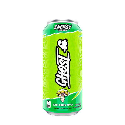 Ghost Energy Drink RTD  Warheads Sour Green Apple