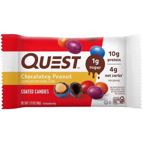 Quest Nutrition Chocolatey Peanut Protein Candies