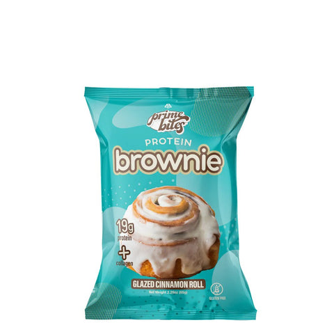 Alpha Prime - Prime Bites Protein Brownie - Glazed Cinnamon Roll (Select Size)