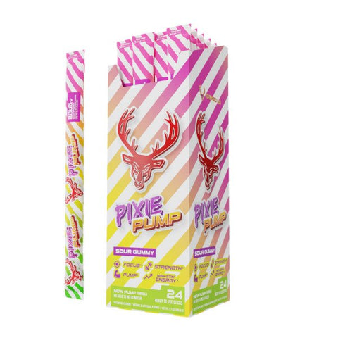 Bucked Up - Pixie Pump Sticks - Sour Gummy (Select Size)