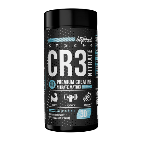 Inspired Nutraceuticals CR3 Creatine Nitrate+ 120 Capsules