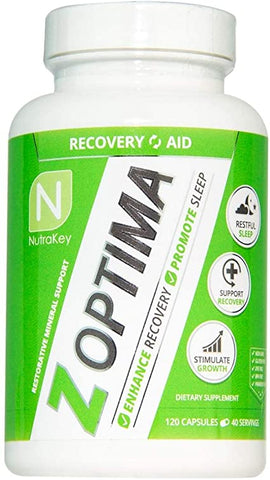 NutraKey Z Optima ZMA 120 Capsules w/30mg Zinc