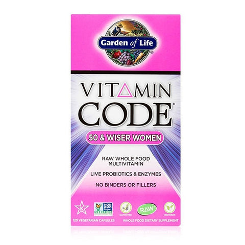 Garden Of Life Vitamin Code - Whole Food Vitamin For 50 & Wiser Women (Choose Size)