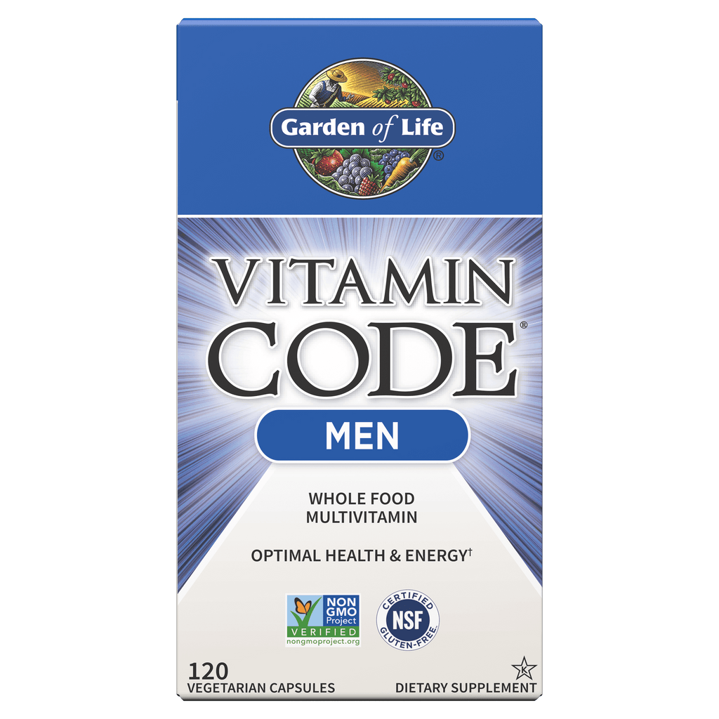 Garden Of Life Vitamin Code - Whole Food Vitamin For Men (Choose Size)