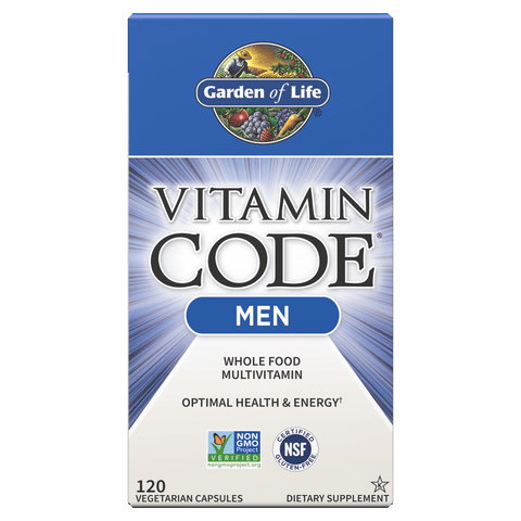 Garden Of Life Vitamin Code - Whole Food Vitamin For Men (Choose Size)