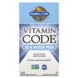 Garden Of Life Vitamin Code - Whole Food Vitamin For 50 & Wiser Men (Choose Size)