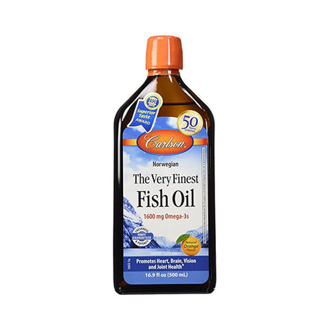 Carlson The Very Finest Fish Oil 500ml/200ml (Select Option)