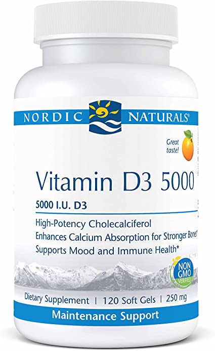Nordic Naturals Vitamin D3 5000 120 ct