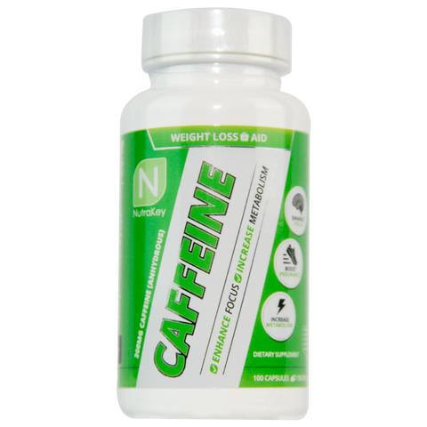 NutraKey Caffeine 100 Capsules