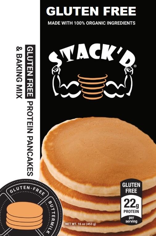 STACK'D Gluten Free Buttermilk Protein Pancakes