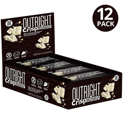 Outright Bar - Crisp White Chocolate Chip Peanut Butter Real Food Protein Bar